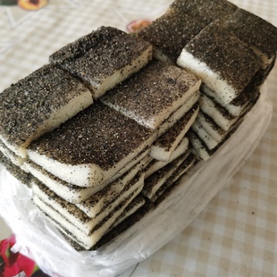 可口安徽安庆铜陵枞阳特产农家纯手工制作糯米芝麻糍粑年糕早点餐