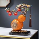 柿柿如意轻奢高端摆件柿柿如意葫芦摆件玄关电视柜桌面酒柜装 饰品