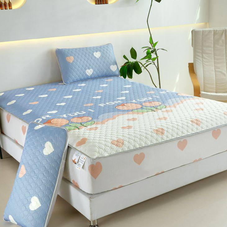 2025新款冰丝乳胶凉席家用可折叠可机洗冰丝席学生宿舍单人床垫单,床上用品,乳胶席,淘宝优惠券,粉丝福利购,淘宝优惠卷