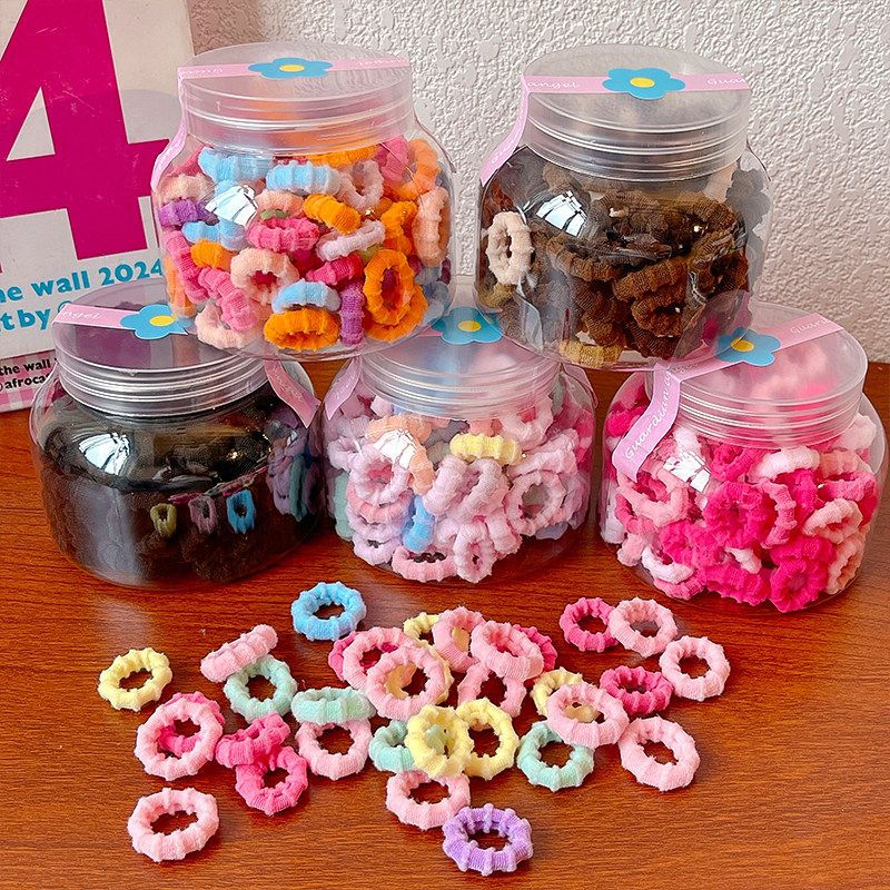 儿童发圈毛巾圈头绳女童扎头发橡皮筋不伤发宝宝高弹力发绳头饰