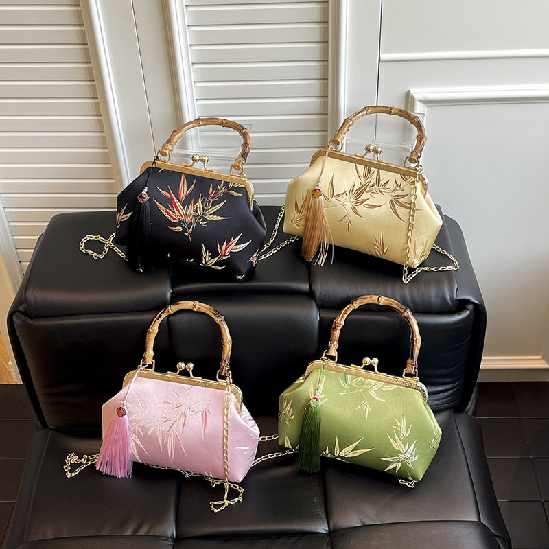 女士包包新中式贝壳包手提包斜挎单肩包国风晚宴包竹节包女包,箱包皮具/热销女包/男包,通用款女包,淘宝优惠券,粉丝福利购,淘宝优惠卷