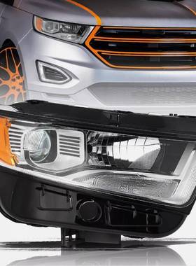 适用于2015款福特锐界FordEdge美版大灯前照明灯黑白FT4Z13008F