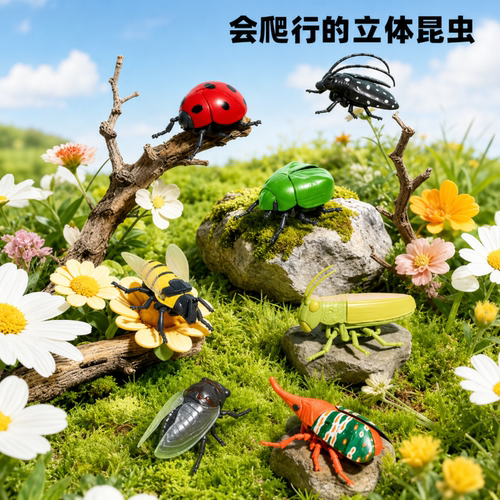 发条夜光昆虫仿真玩具早教认知