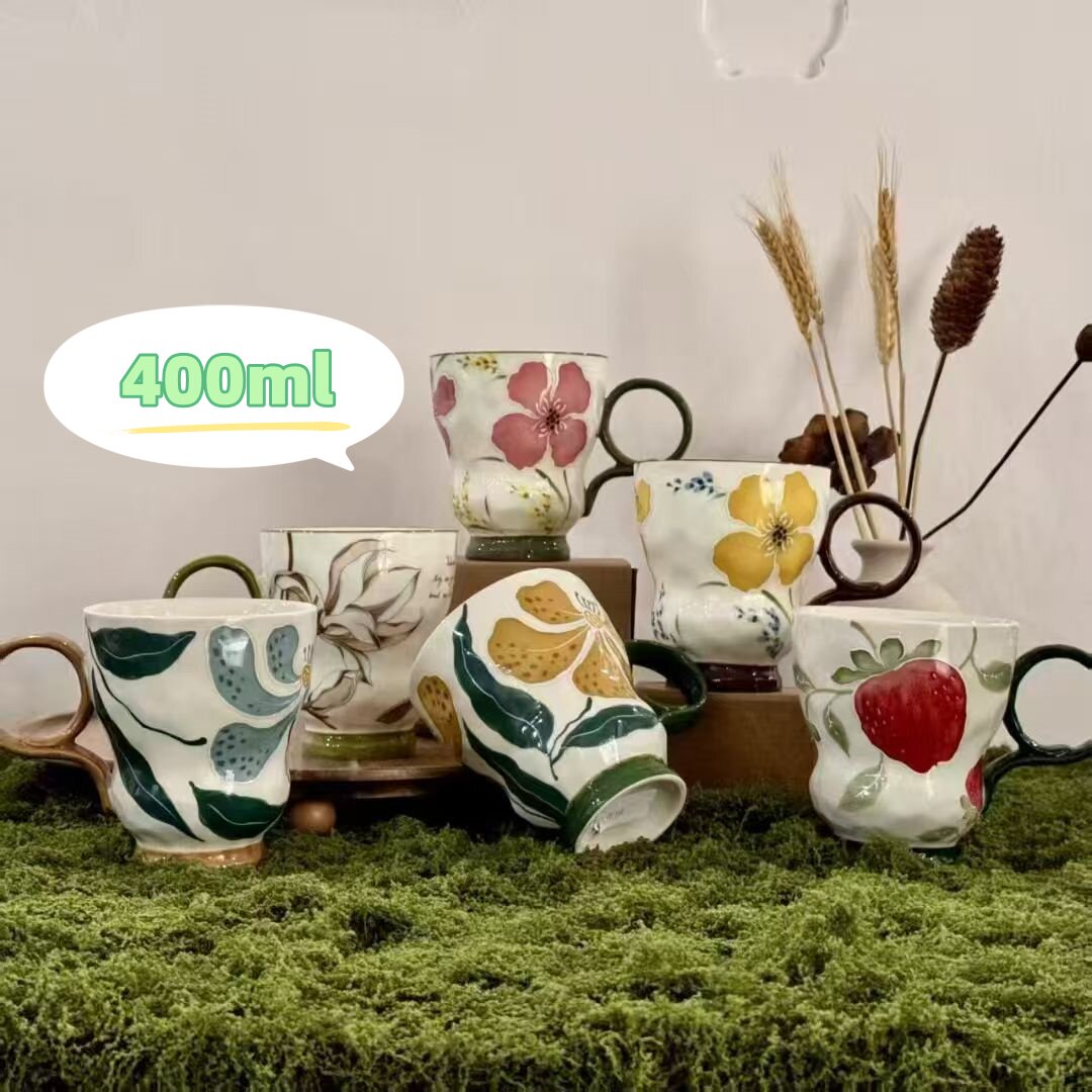 冠祥陶艺手把杯陶瓷马克杯图片