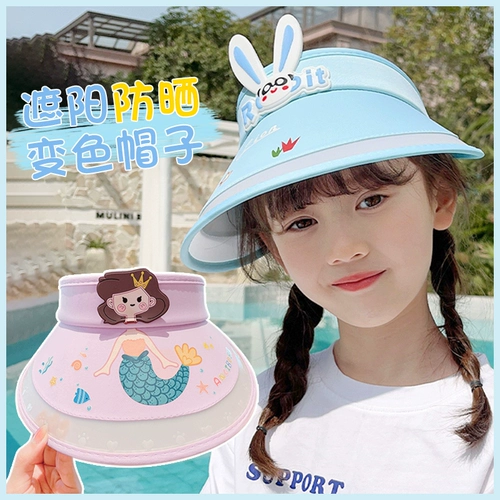 Детская мультяшная милая летняя солнцезащитная шляпа для выхода на улицу, шапка для мальчиков