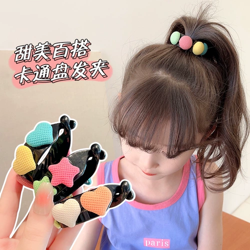 Детская мультяшная милая универсальная заколка для волос, заколка-крабик, аксессуар для волос, коллекция 2023