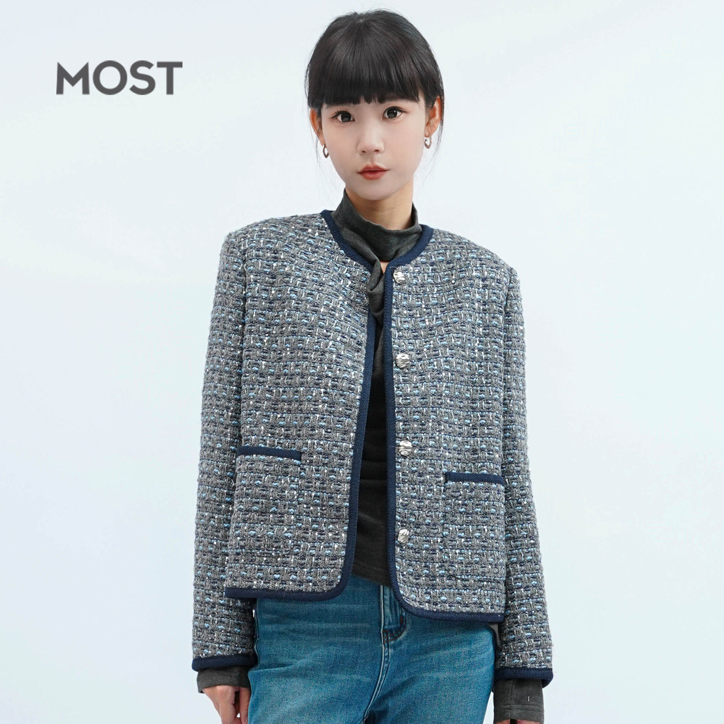 most法式小香风气质羽绒短外套女秋冬新款高级感上衣W54120982,女装/女士精品,短外套,淘宝优惠券,粉丝福利购,淘宝优惠卷