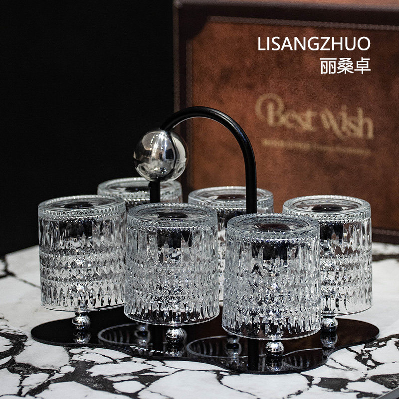 丽桑卓轻奢玻璃耐热喝水杯子