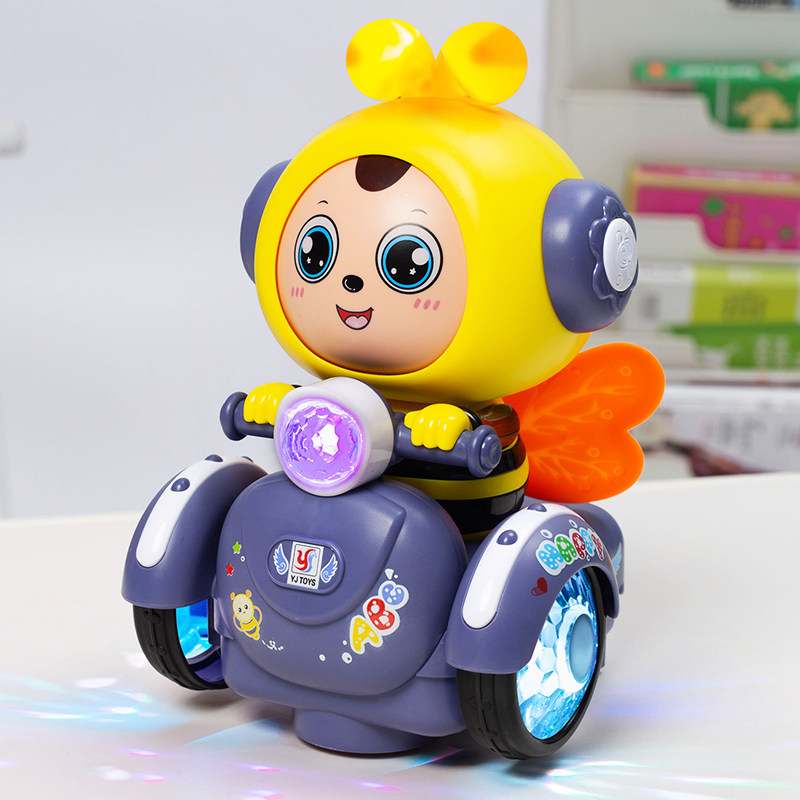 儿童变脸蜜蜂车婴儿益智会唱歌跳舞电动宝宝玩具0一1岁男孩2女孩3