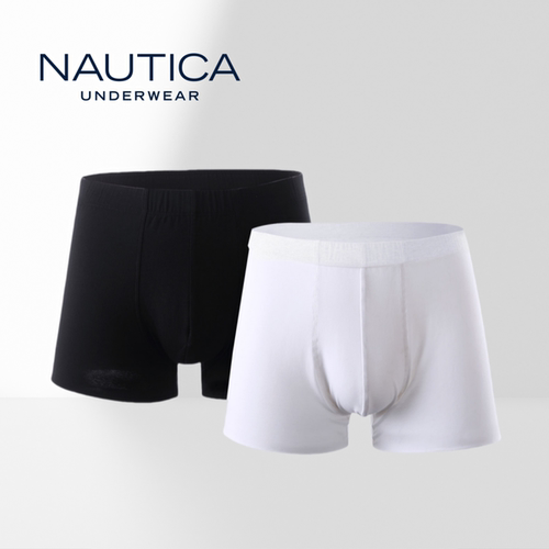 NAUTICA男士莫代尔平角内裤2条