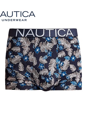 Nautica Underwear 男士内裤平角莫代尔新款四角印花透气无痕性感