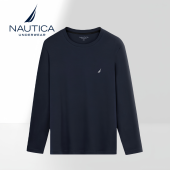 男士 Nautica Underwear 保暖内衣纯棉秋衣超贴身轻薄暖上衣润肤