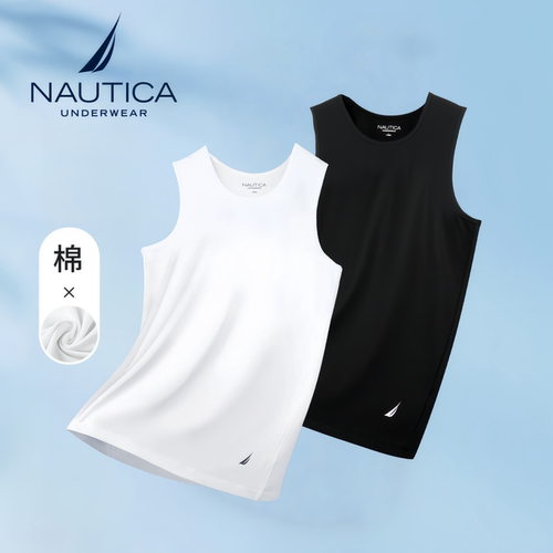  NAUTICA男士宽肩背心时尚2件装