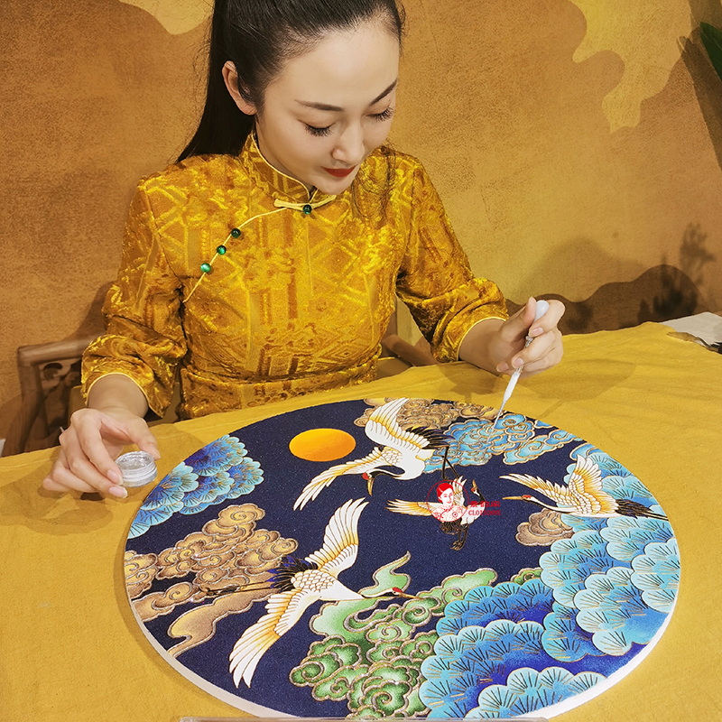 可自己制作的非遗手工掐丝珐琅画