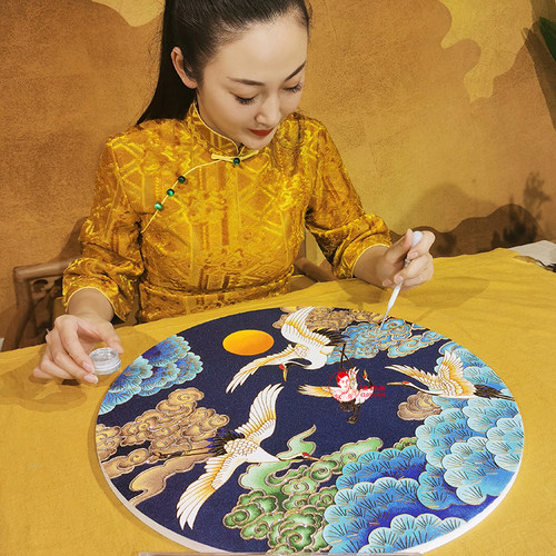 可自己制作的非遗手工掐丝珐琅画