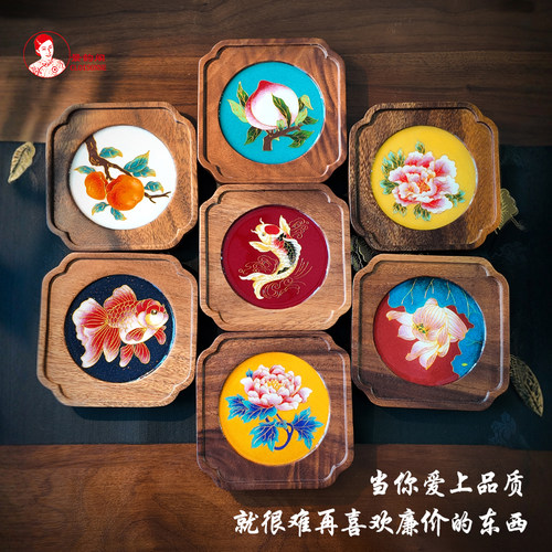 景韵阁掐丝珐琅壶承釉料茶具礼物