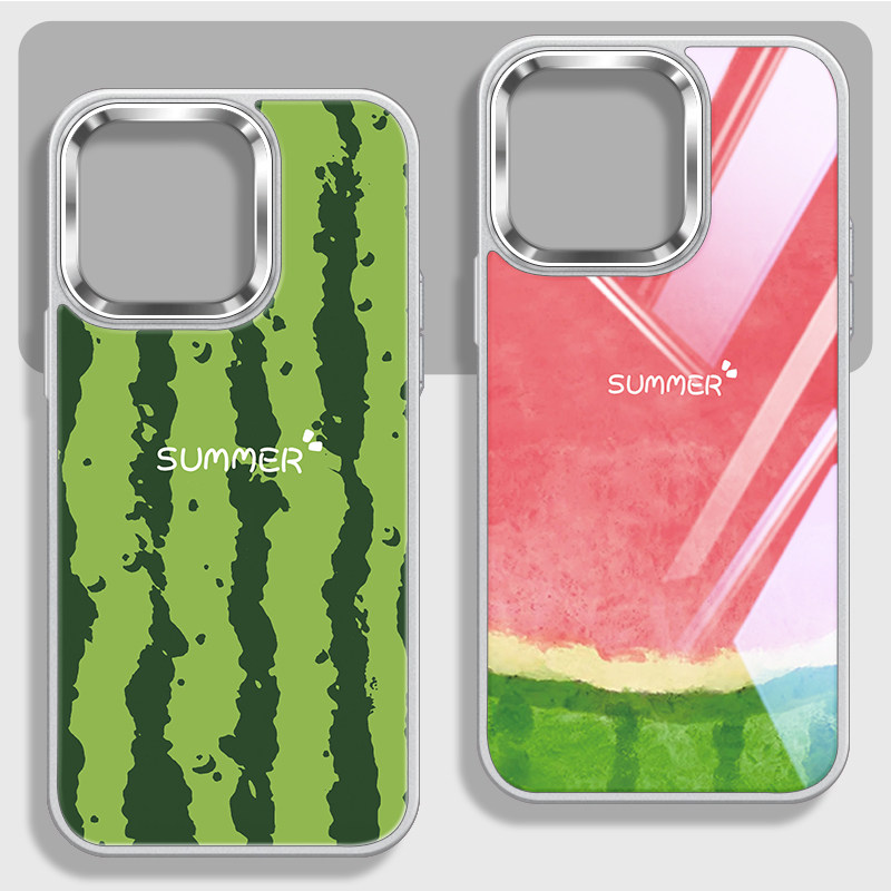 夏日小清新西瓜不包镜头手机壳