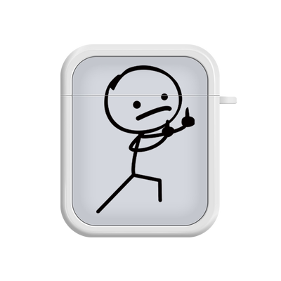 苹果硅胶软壳简约风保护套火柴人