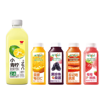 【任选9件包邮】味全每日C农榨复合果蔬汁饮料好喝椰300ml*1冷藏实付51.6元到手包邮