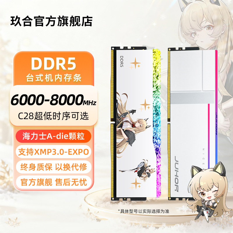 玖合玲珑ddr5台式机内存条海力士