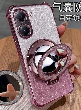 适用红米turbo4手机壳redmiturbo4pro保护套turb04pr0防摔turb4镜头全包tubro4带支架tubo3镜头膜24129RT7CC