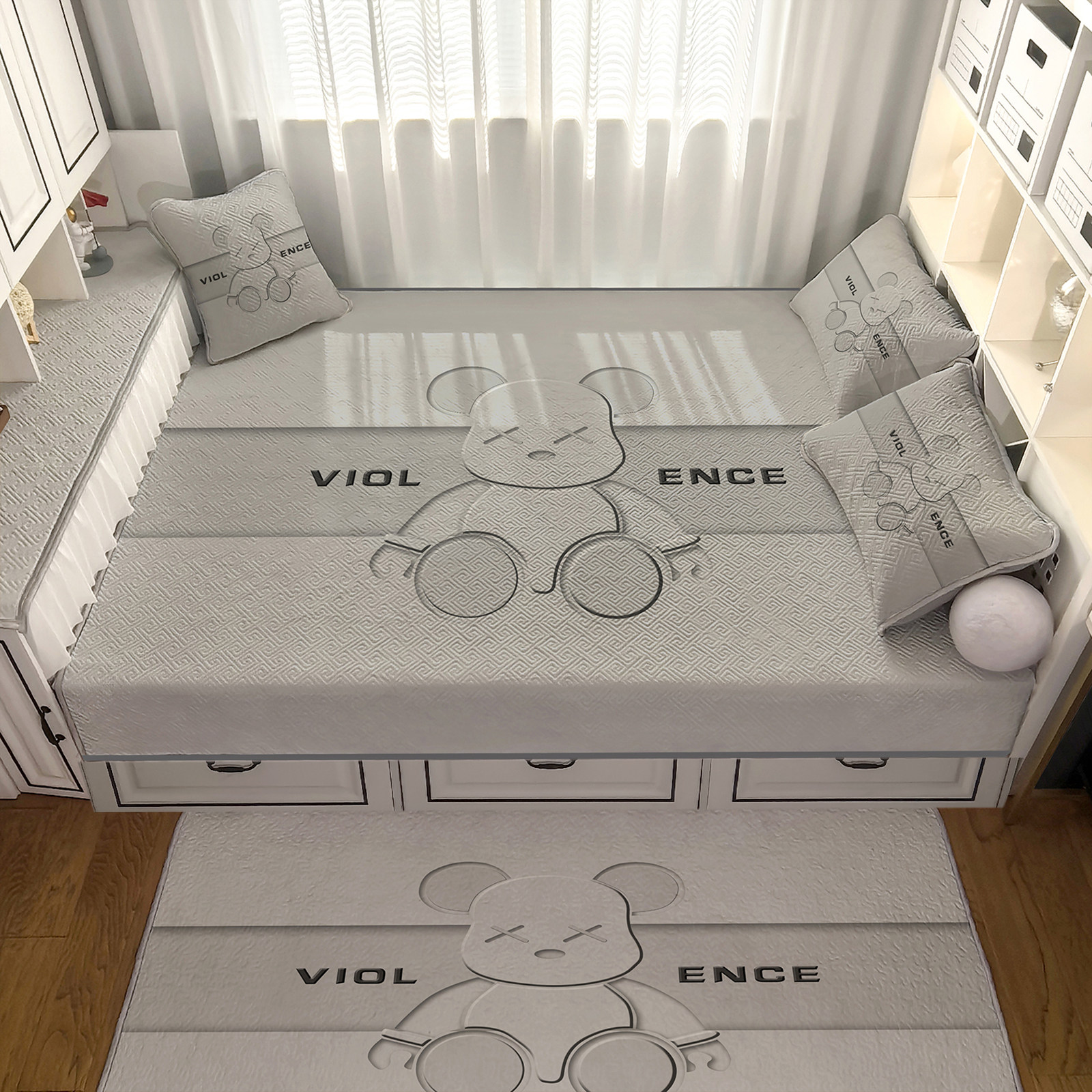 榻榻米的专用床盖四季通用防滑大床单定制床笠2026新款轻奢高级感,床上用品,床盖,淘宝优惠券,粉丝福利购,淘宝优惠卷