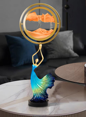 可之歆流沙画摆件轻奢高档装饰品