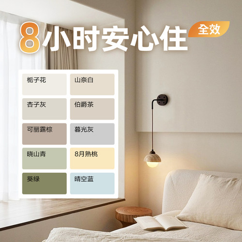 【老爸抽检】-8小时安心住乳胶漆