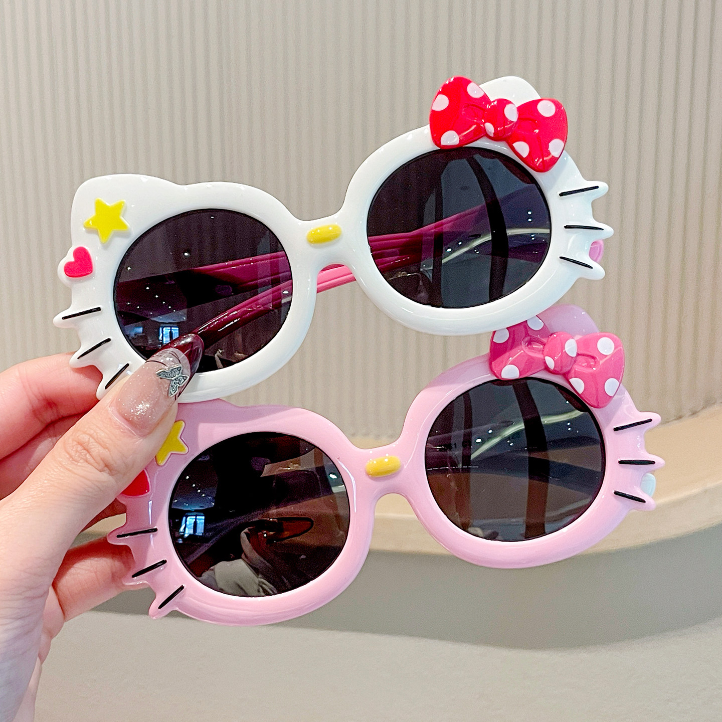 儿童墨镜女孩可爱猫咪偏光太阳镜男女童遮阳防晒宝宝玩具新款眼镜,童装/婴儿装/亲子装,太阳镜,淘宝优惠券,粉丝福利购,淘宝优惠卷