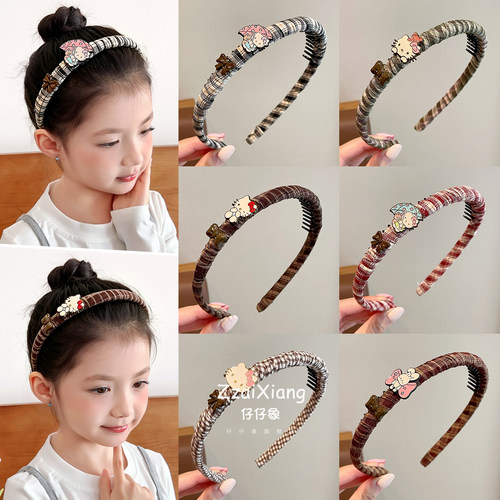 秋冬女童带齿防滑不勒头发箍