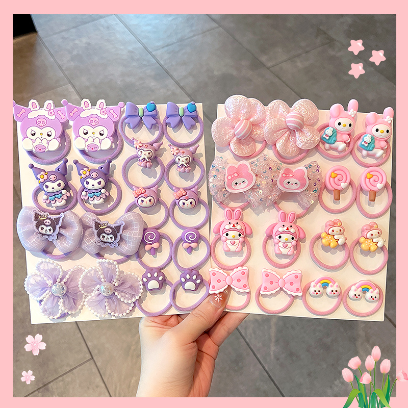 仔仔象儿童扎辫子不伤发高弹发绳