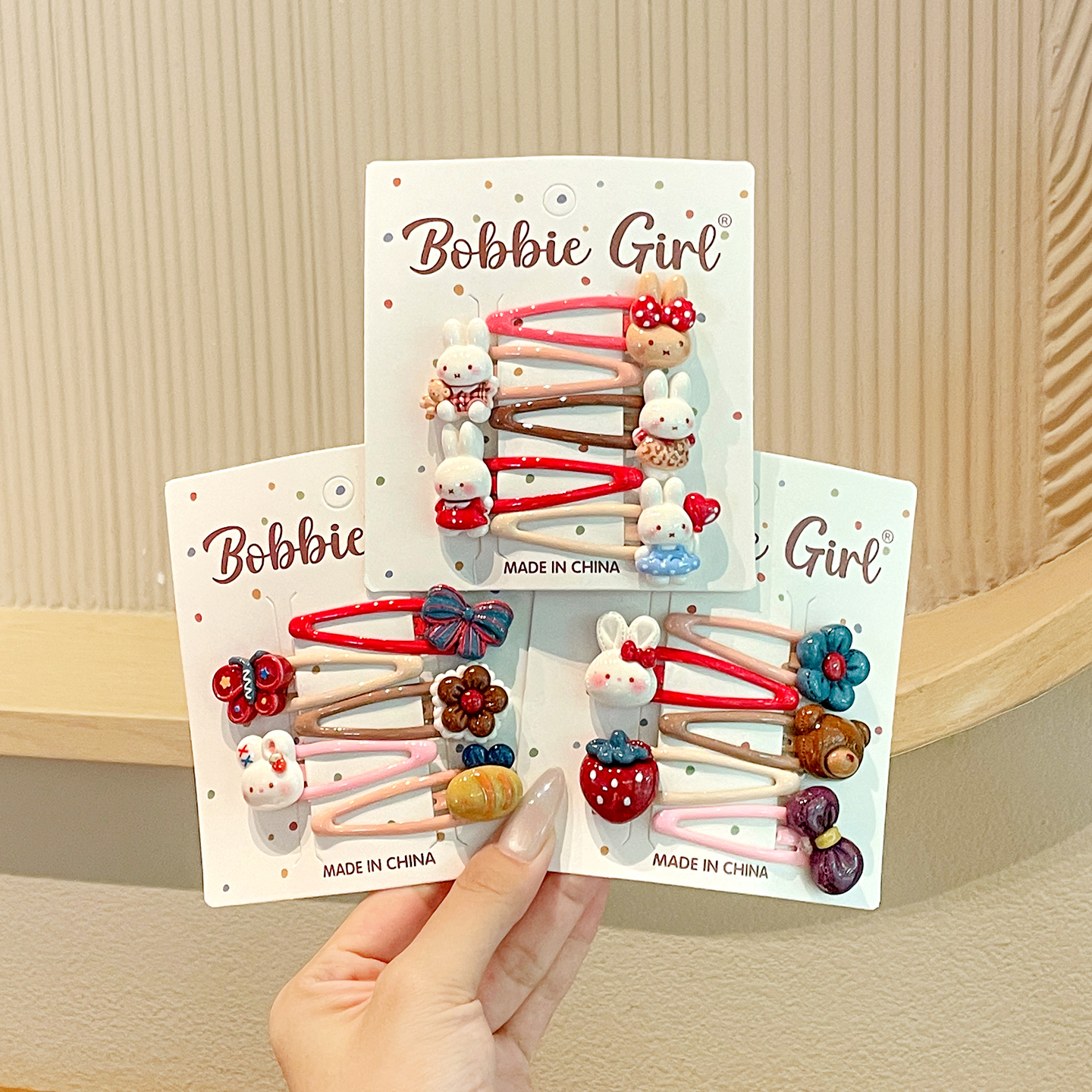 儿童卡通发夹2025新款前额侧边