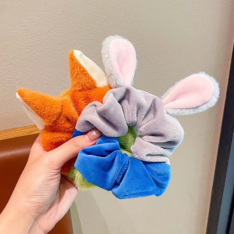 疯狂动物城朱迪尼克儿童毛绒大肠发圈女童狐尼克扎发头绳皮筋发饰,童装/婴儿装/亲子装,发饰,淘宝优惠券,粉丝福利购,淘宝优惠卷