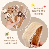 Детская челка, повязка на голову на липучке, ободок с бантиком, аксессуар для волос