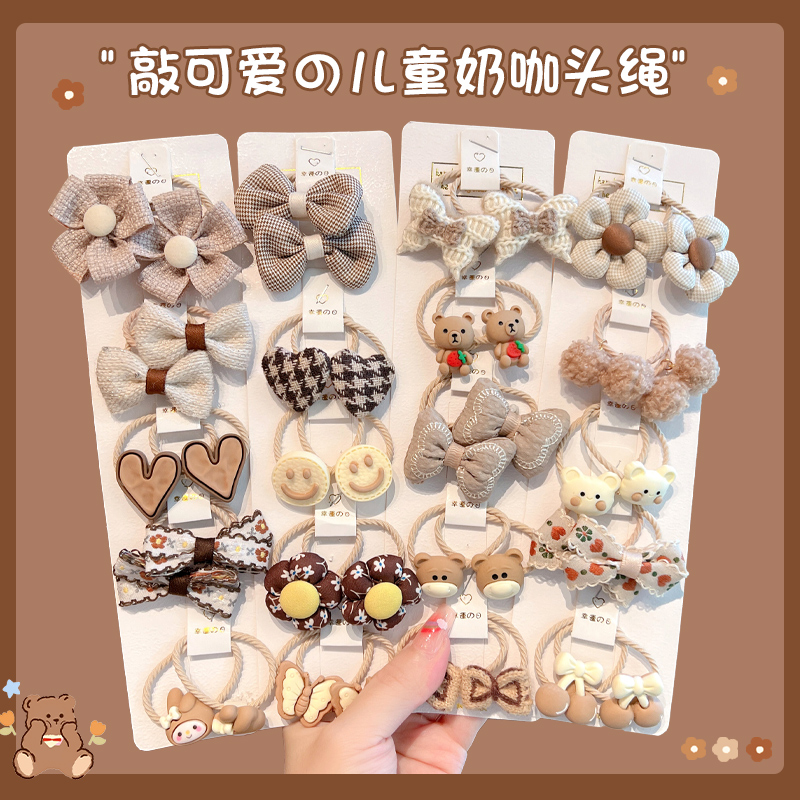 仔仔象儿童新款女孩不伤发皮筋
