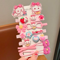 Розовый комплект с бантиком, 14 шт