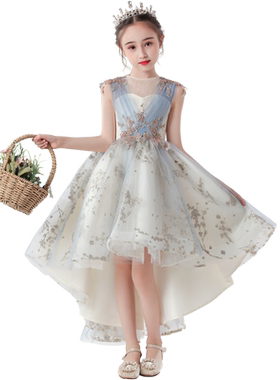 儿童晚礼服女童婚纱夏少儿模特