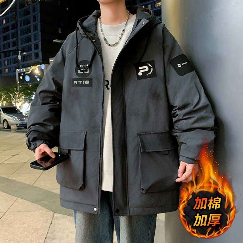 棉衣男生秋冬季新款加厚保暖外套男装士冲锋衣夹克青少年上衣服潮,男装,夹克,淘宝优惠券,粉丝福利购,淘宝优惠卷