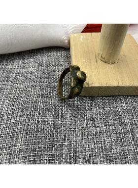 〓老〓保真包老明代天铁托甲戒指须弥山天铁老戒指