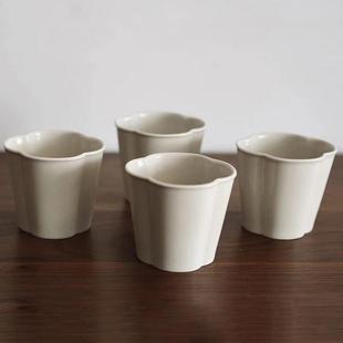 天野造物草木灰云朵杯陶瓷中式杯子茶杯手工复古品茗杯纯色