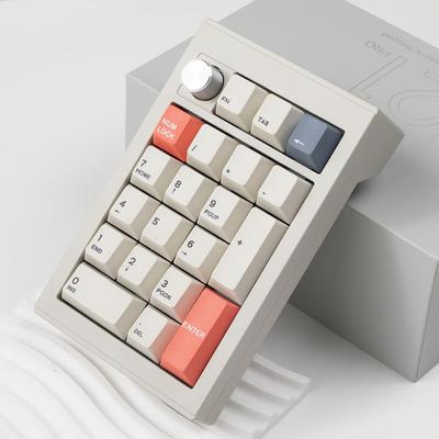 赤度V21三模无线pad键盘铝坨坨套件成品数字小键盘21键旋钮