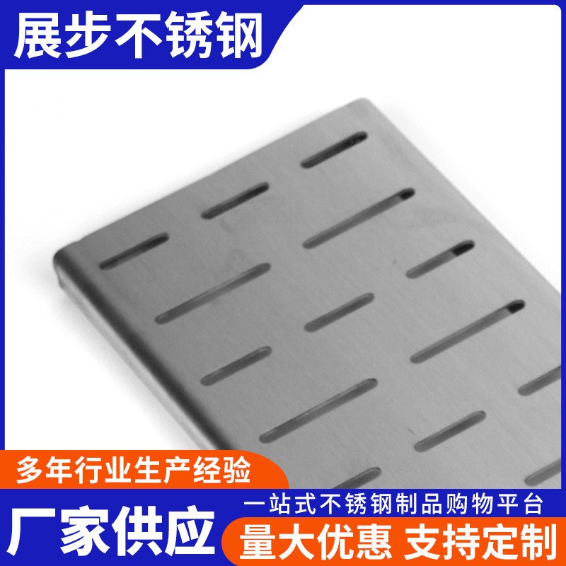 不锈钢盖板3f04不锈钢地沟盖板排明沟201筋加雨水篦子下水道井盖