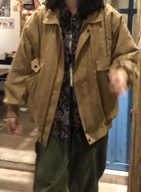 美式复古拼接棉服夹克2025新款街头中古美拉德加厚冬季棉衣外套女