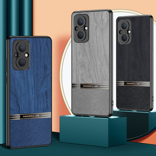 适用于OPPO A96手机壳木纹超薄护镜头全包ryx30i时尚个性保护套软胶