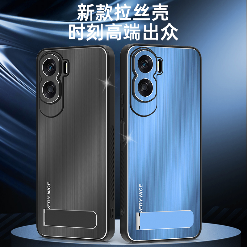 适用荣耀X50i手机壳拉丝金属CRT一AN00超薄磨砂散热软胶边honor X50i网红硅胶软边保护套潮外壳ANOO网红