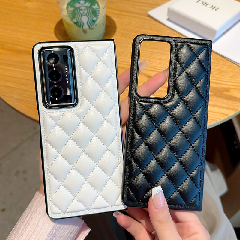 适用于华为荣耀magicv2手机壳小香风菱形格子魔术magic 