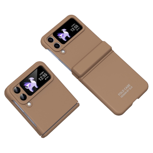 适用于 三星zflip4手机壳肤感flip5折叠屏保护套铰链侧边全包F7210防摔filp磨砂zfip3壳galaxyzflip官方f7110