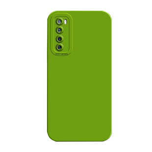 仙阁里适用于华为nova7手机壳新款nova7pro天使眼直边液态nova7se硅胶保护套活力版全包高级感情侣纯色软壳