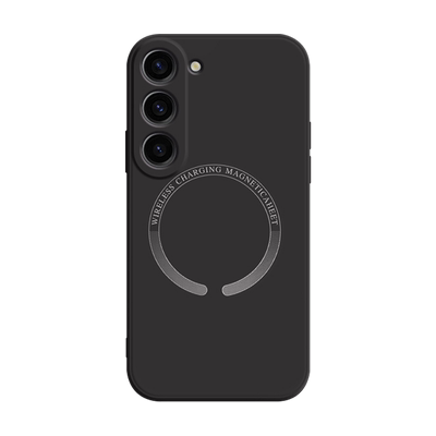 适用三星S23磁吸液态硅胶手机壳