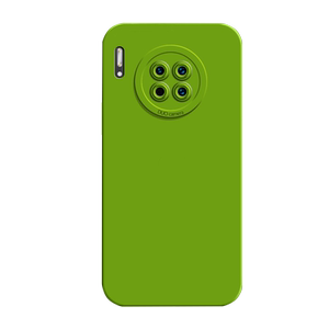 适用华为mate30手机壳新品mate60pro直边天使眼软壳mt40epro纯色50液态硅胶20Pro防摔磨砂保护套简约男女款